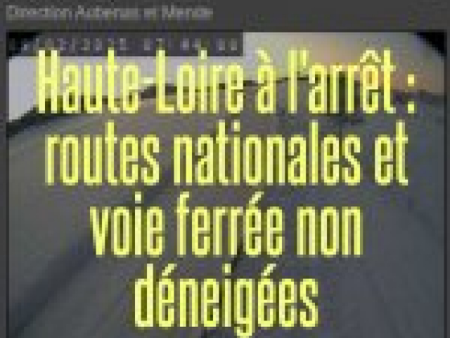 Ligne des Cévennes : circulations supprimées en catimini faute de déneigement [MAJ]